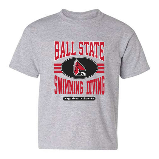 Ball State - NCAA Women's Swimming & Diving : Magdalena Lechowska - Classic Fashion Shersey Youth T-Shirt-0