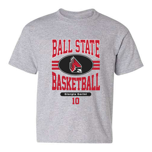 Ball State - NCAA Women's Basketball : Giorgia Gorini - Classic Fashion Shersey Youth T-Shirt-0
