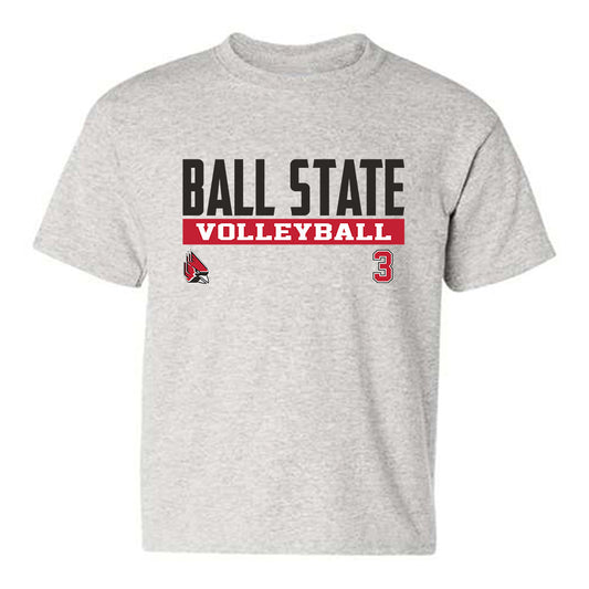 Ball State - NCAA Women's Volleyball : Elizabeth Tabeling - Classic Fashion Shersey Youth T-Shirt-0