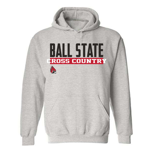 Ball State - NCAA Women's Cross Country : Emily Decker - Classic Fashion Shersey Hooded Sweatshirt-0