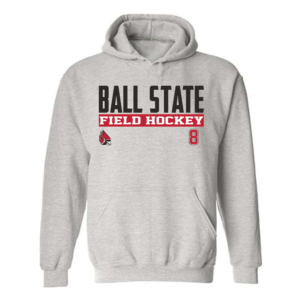 Ball State - NCAA Women's Field Hockey : Grace Clokie - Classic Fashion Shersey Hooded Sweatshirt-0