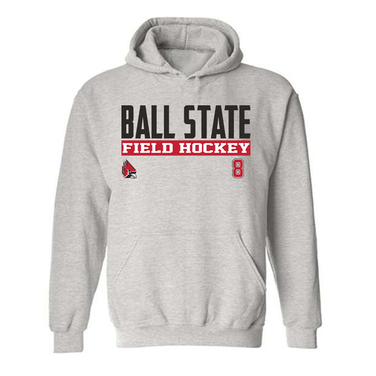 Ball State - NCAA Women's Field Hockey : Grace Clokie - Classic Fashion Shersey Hooded Sweatshirt-0