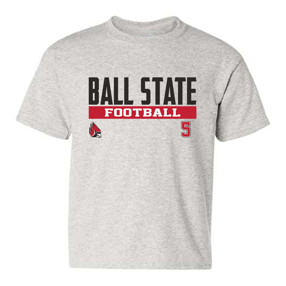 Ball State - NCAA Football : Roman Pearson - Classic Fashion Shersey Youth T-Shirt-0