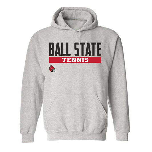 Ball State - NCAA Women's Tennis : Priyanka Rana - Classic Fashion Shersey Hooded Sweatshirt-0
