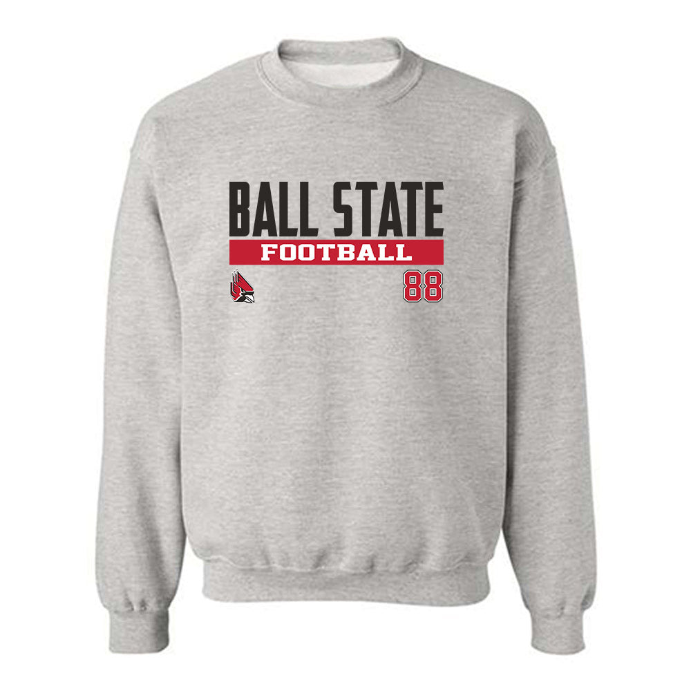 Ball State - NCAA Football : Donovan Hamilton - Classic Fashion Shersey Crewneck Sweatshirt-0