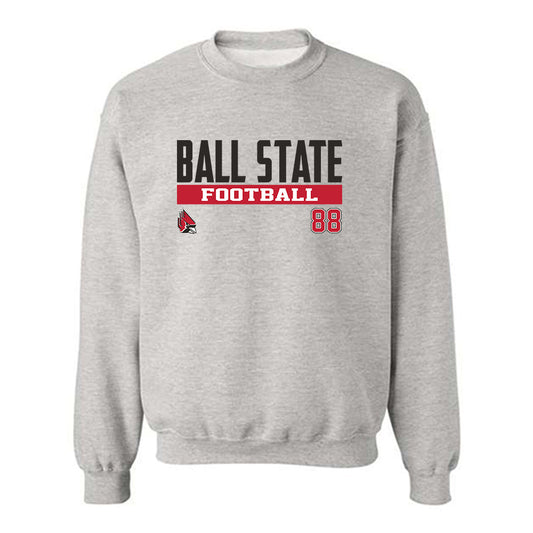 Ball State - NCAA Football : Donovan Hamilton - Classic Fashion Shersey Crewneck Sweatshirt-0