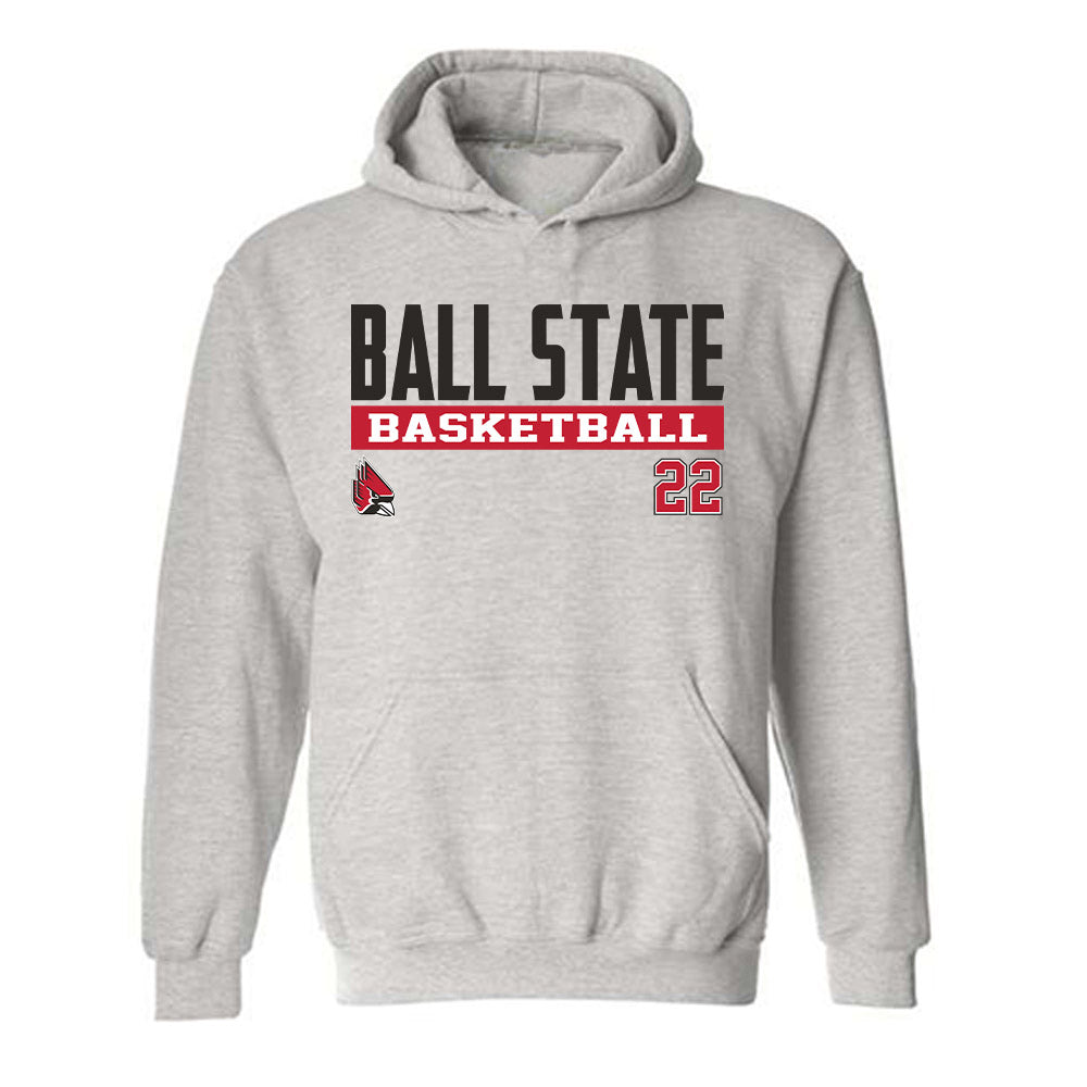 Ball State - NCAA Women's Basketball : Tessa Towers - Classic Fashion Shersey Hooded Sweatshirt