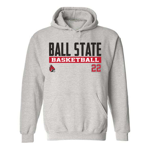 Ball State - NCAA Women's Basketball : Tessa Towers - Classic Fashion Shersey Hooded Sweatshirt