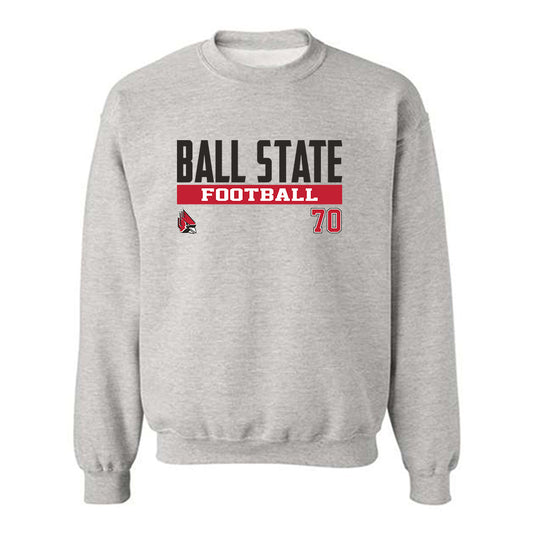 Ball State - NCAA Football : Tristan Cook - Classic Fashion Shersey Crewneck Sweatshirt-0