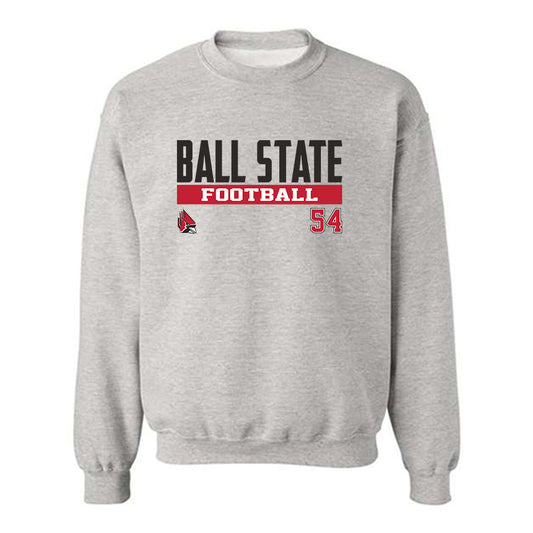 Ball State - NCAA Football : Spencer Vaka - Classic Fashion Shersey Crewneck Sweatshirt-0