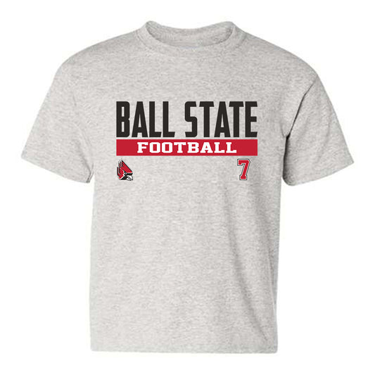 Ball State - NCAA Football : Walter Taylor III - Classic Fashion Shersey Youth T-Shirt-0