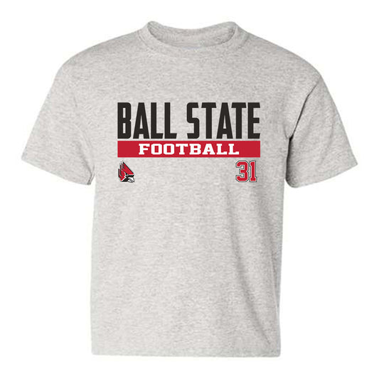 Ball State - NCAA Football : DeJuan Echoles Jr. - Classic Fashion Shersey Youth T-Shirt-0