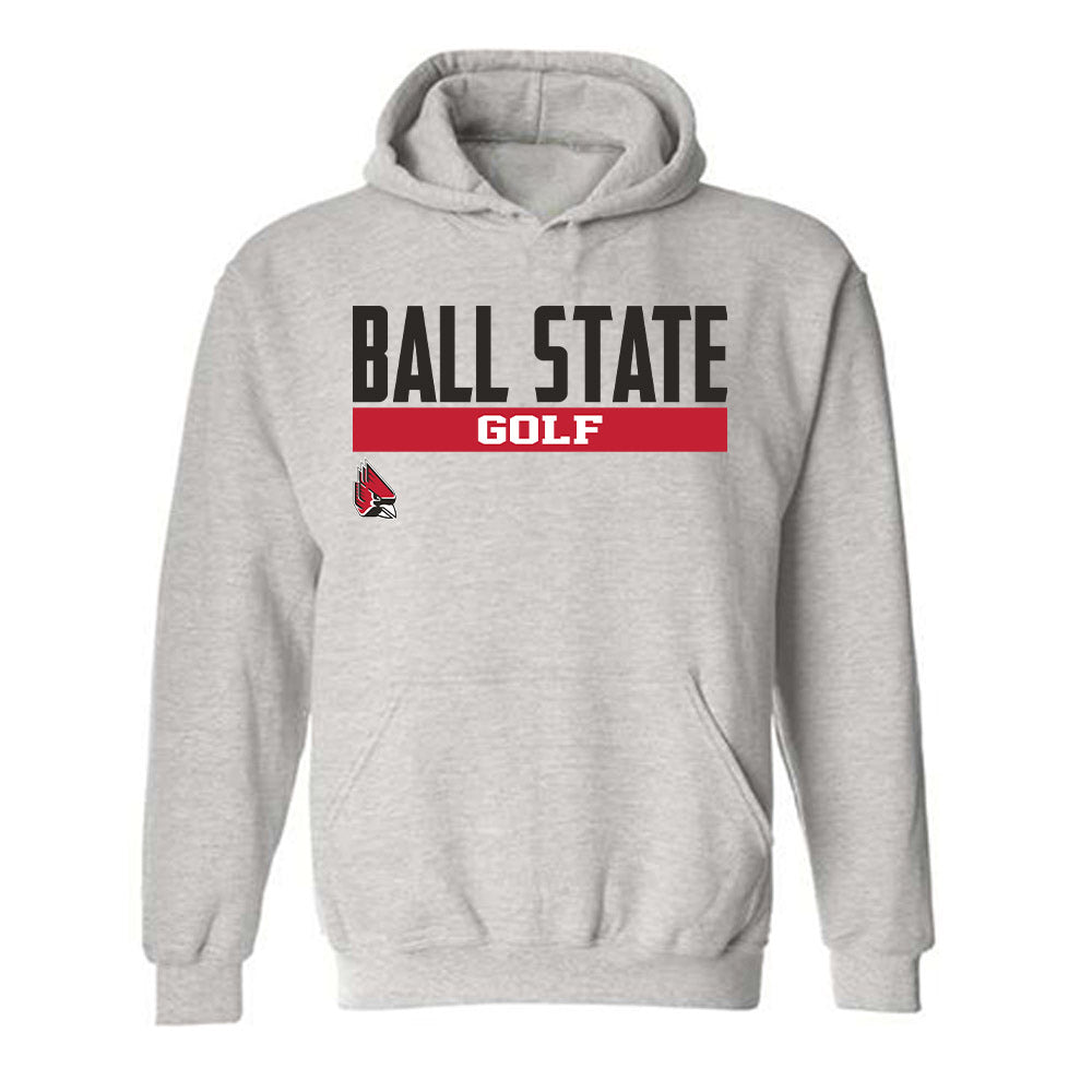 Ball State - NCAA Men's Golf : Carter Smith - Classic Fashion Shersey Hooded Sweatshirt-0