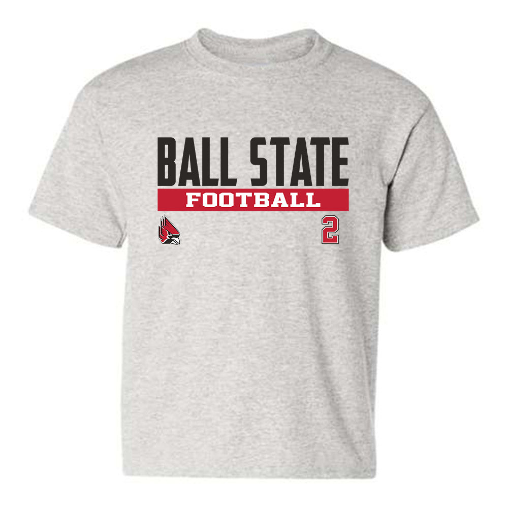 Ball State - NCAA Football : Mikhari Sibblis - Youth T-Shirt Classic Fashion Shersey