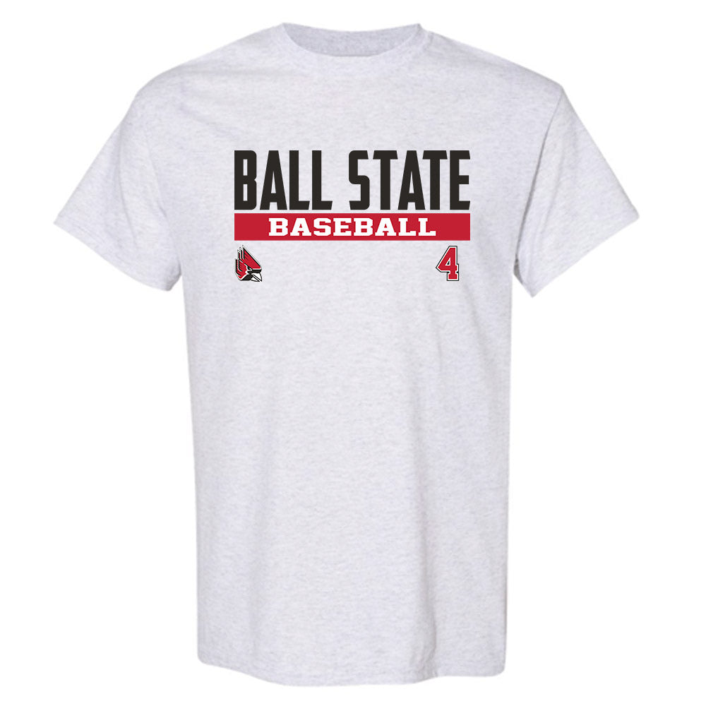 Ball State - NCAA Baseball : Gavin Balius - Classic Fashion Shersey T-Shirt-0