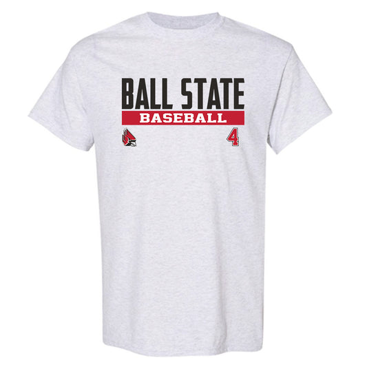 Ball State - NCAA Baseball : Gavin Balius - Classic Fashion Shersey T-Shirt-0