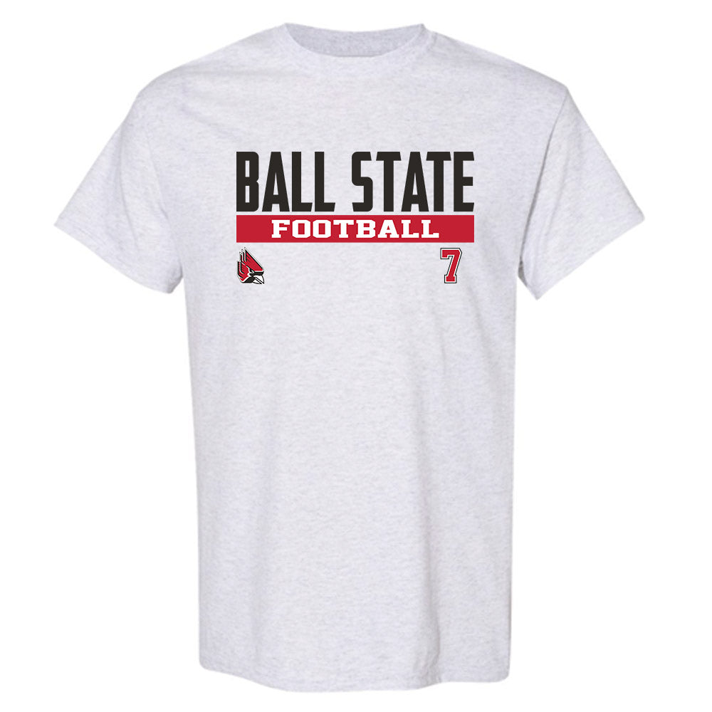 Ball State - NCAA Football : Ashton Whitner - Classic Fashion Shersey T-Shirt-0