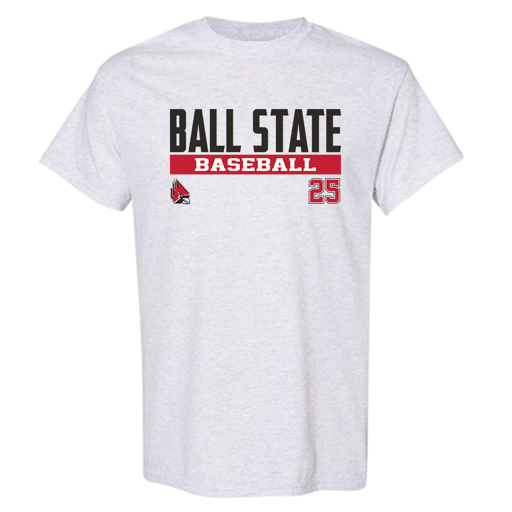 Ball State - NCAA Baseball : Kendric Sorgius - Classic Fashion Shersey T-Shirt-0