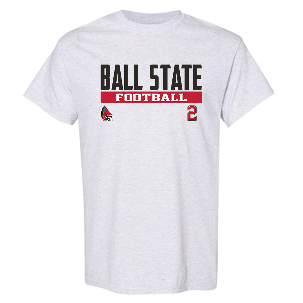 Ball State - NCAA Football : Ty Robinson - Classic Fashion Shersey T-Shirt-0
