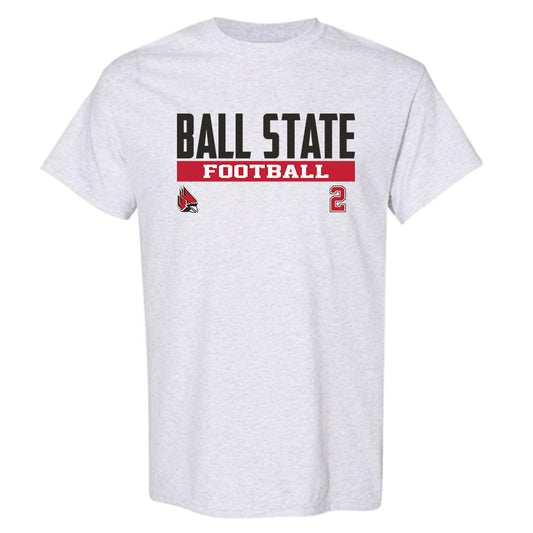Ball State - NCAA Football : Ty Robinson - Classic Fashion Shersey T-Shirt-0