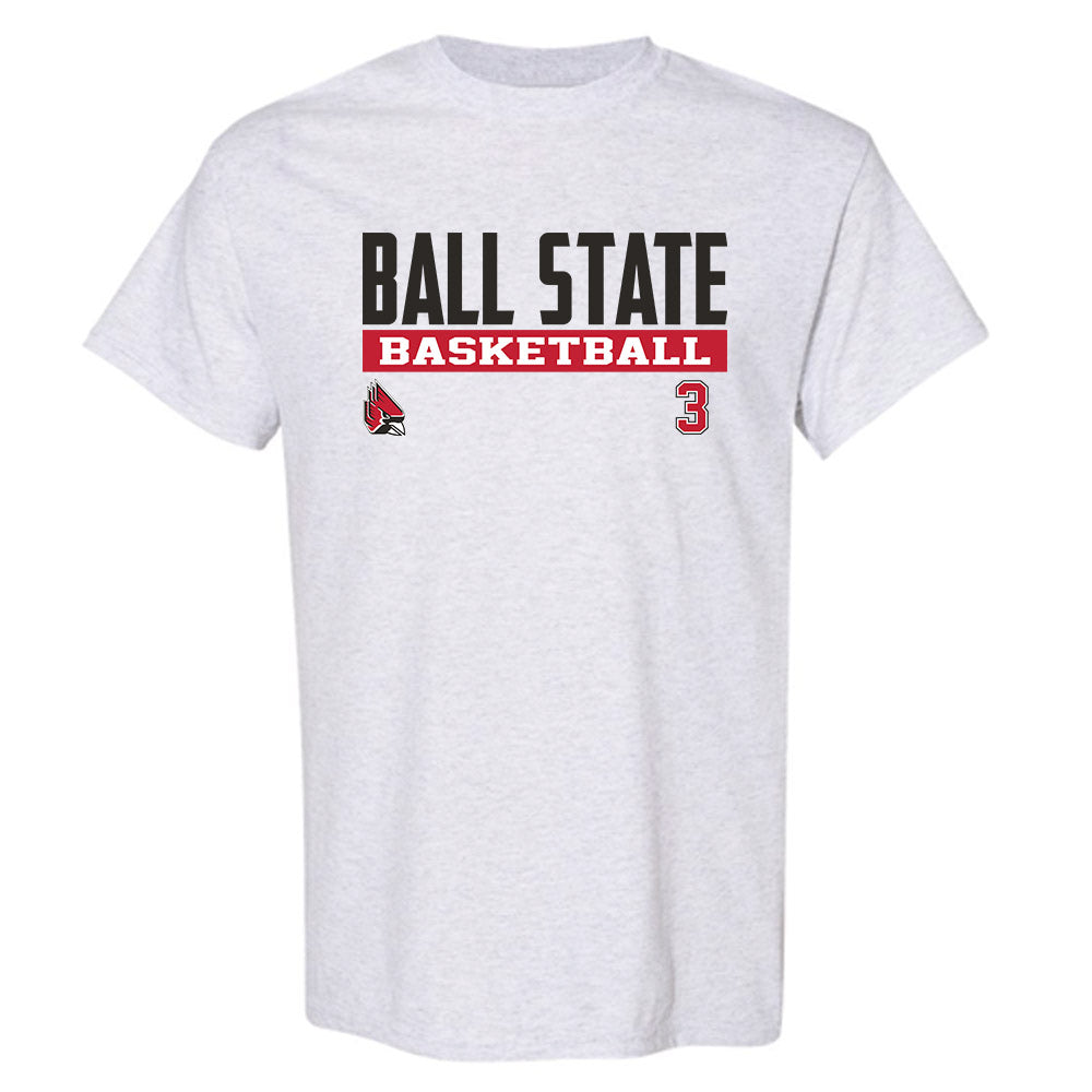 Ball State - NCAA Men's Basketball : Juwan Maxey - Classic Fashion Shersey T-Shirt-0