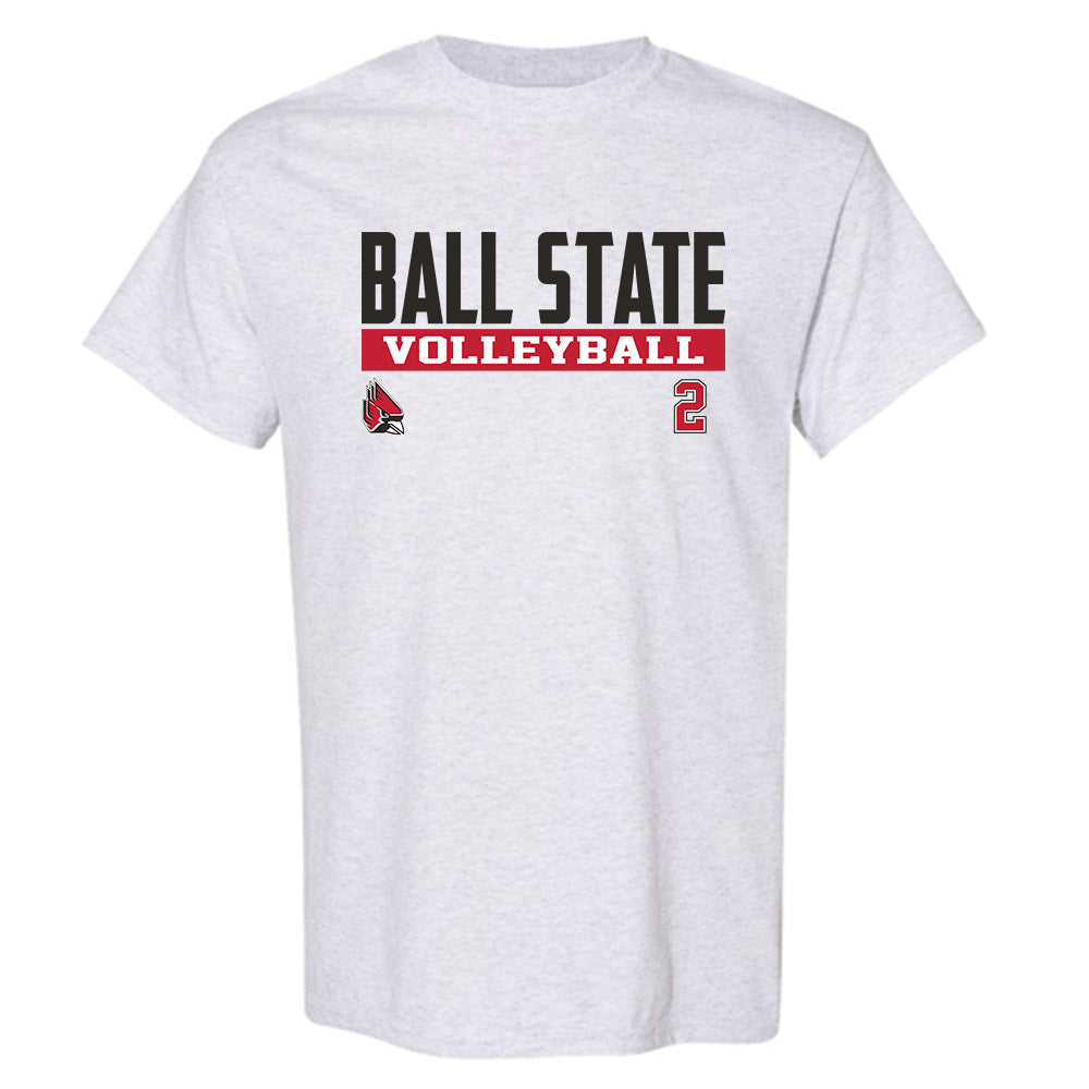 Ball State - NCAA Women's Volleyball : Reese Axness - Classic Fashion Shersey T-Shirt-0