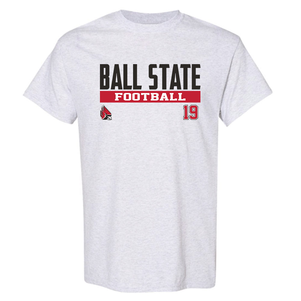 Ball State - NCAA Football : Nick Presley - Classic Fashion Shersey T-Shirt-0
