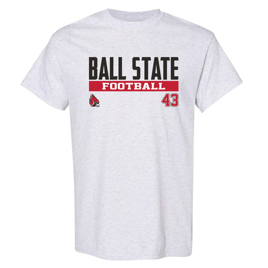Ball State - NCAA Football : Adam Saul - Classic Fashion Shersey T-Shirt-0