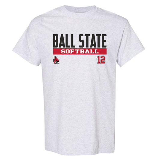 Ball State - NCAA Softball : Jordyn Thurman - Classic Fashion Shersey T-Shirt-0