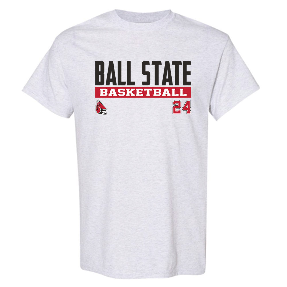 Ball State - NCAA Men's Basketball : Mason Jones - Classic Fashion Shersey T-Shirt-0