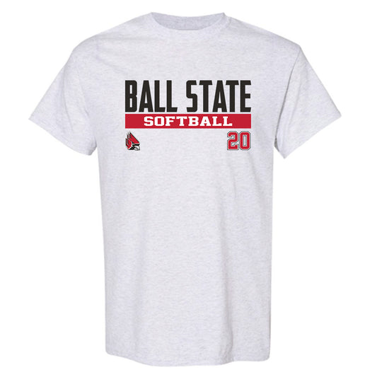 Ball State - NCAA Softball : Ashlee Lovett - T-Shirt Classic Fashion Shersey