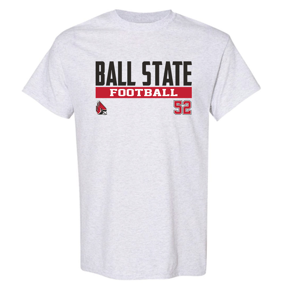 Ball State - NCAA Football : Michael Thacker - Classic Fashion Shersey T-Shirt-0