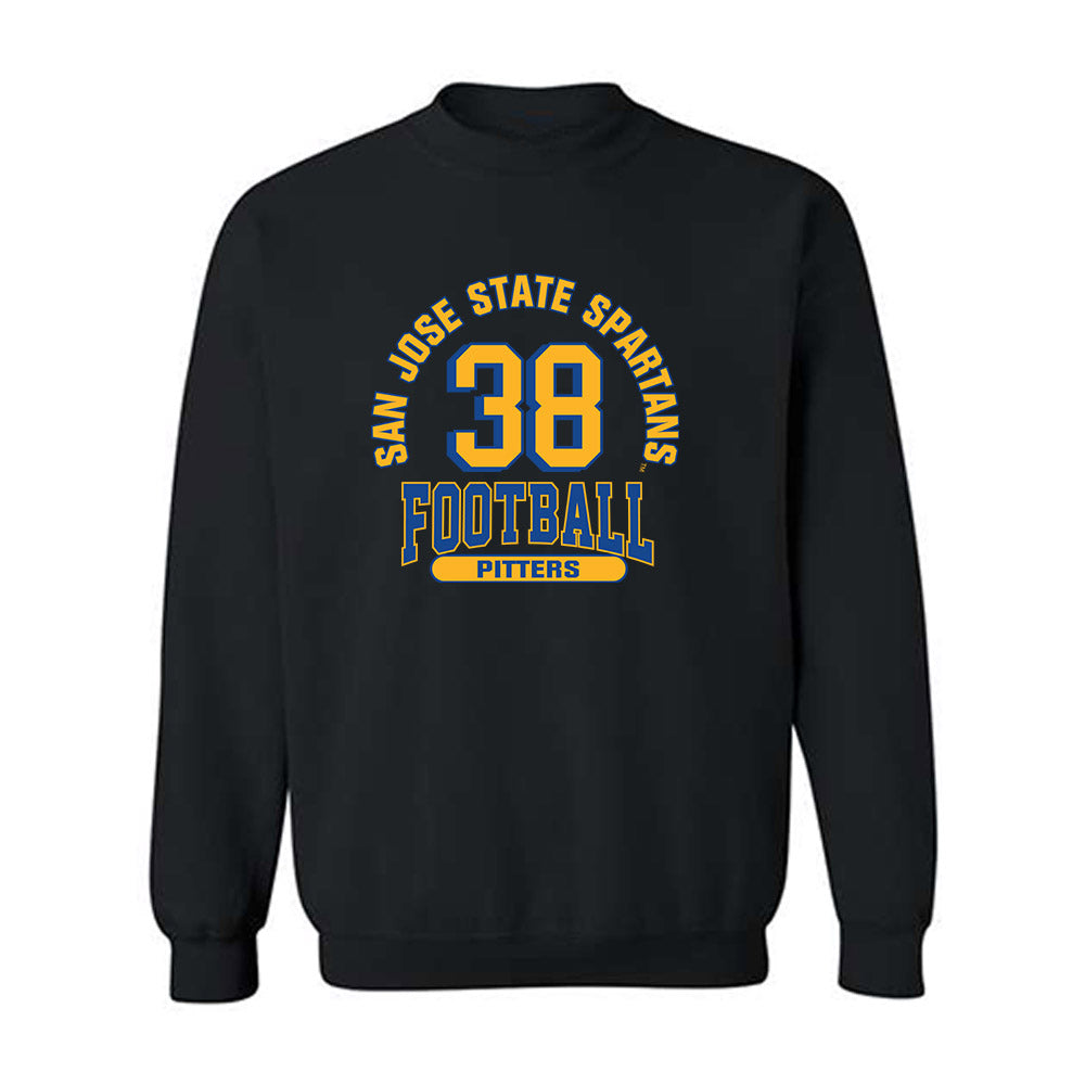 SJSU - NCAA Football : Nassir Pitters - Classic Fashion Shersey Crewneck Sweatshirt-0
