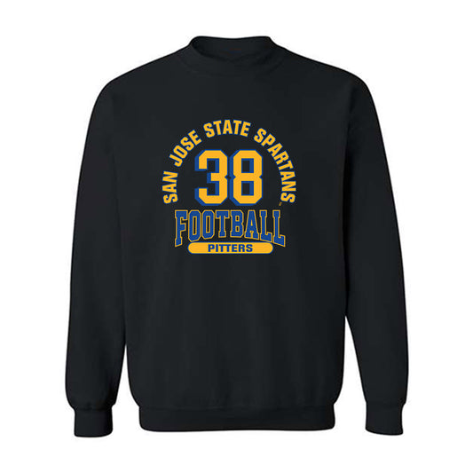 SJSU - NCAA Football : Nassir Pitters - Classic Fashion Shersey Crewneck Sweatshirt-0