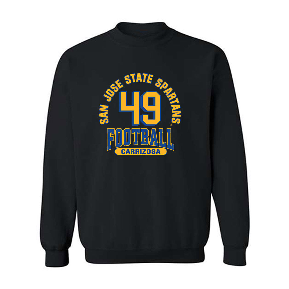 SJSU - NCAA Football : Trent Carrizosa - Classic Fashion Shersey Crewneck Sweatshirt-0