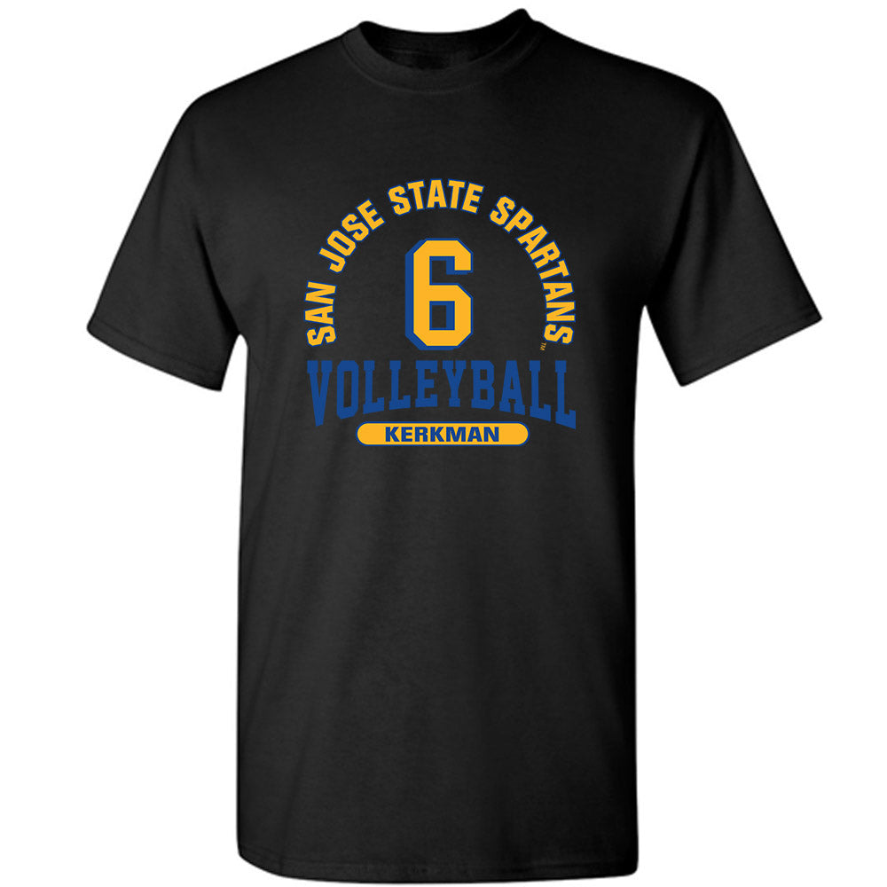 SJSU - NCAA Women's Volleyball : Halle Kerkman - Classic Fashion Shersey T-Shirt-0