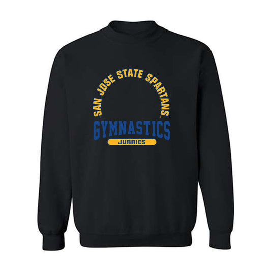 SJSU - NCAA Women's Gymnastics : kaviana jurries - Classic Fashion Shersey Crewneck Sweatshirt-0