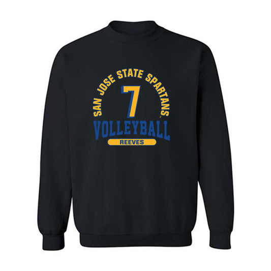 SJSU - NCAA Women's Volleyball : Randi Reeves - Classic Fashion Shersey Crewneck Sweatshirt-0