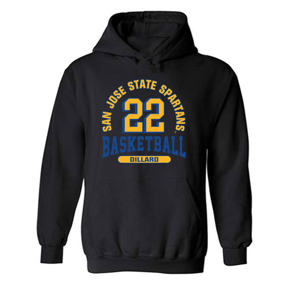 SJSU - NCAA Women's Basketball : Kaliyah Dillard - Classic Fashion Shersey Hooded Sweatshirt-0