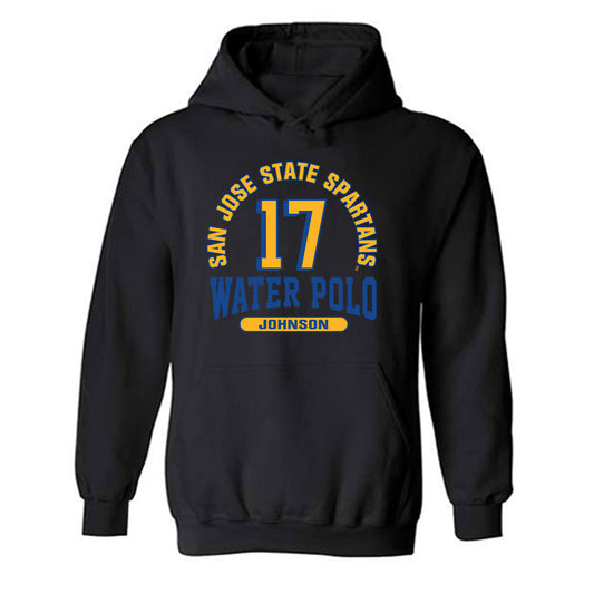 SJSU - NCAA Men's Water Polo : Aidan Johnson - Classic Fashion Shersey Hooded Sweatshirt-0