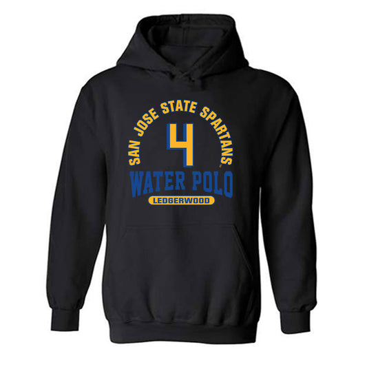 SJSU - NCAA Women's Water Polo : Megan Ledgerwood - Classic Fashion Shersey Hooded Sweatshirt-0