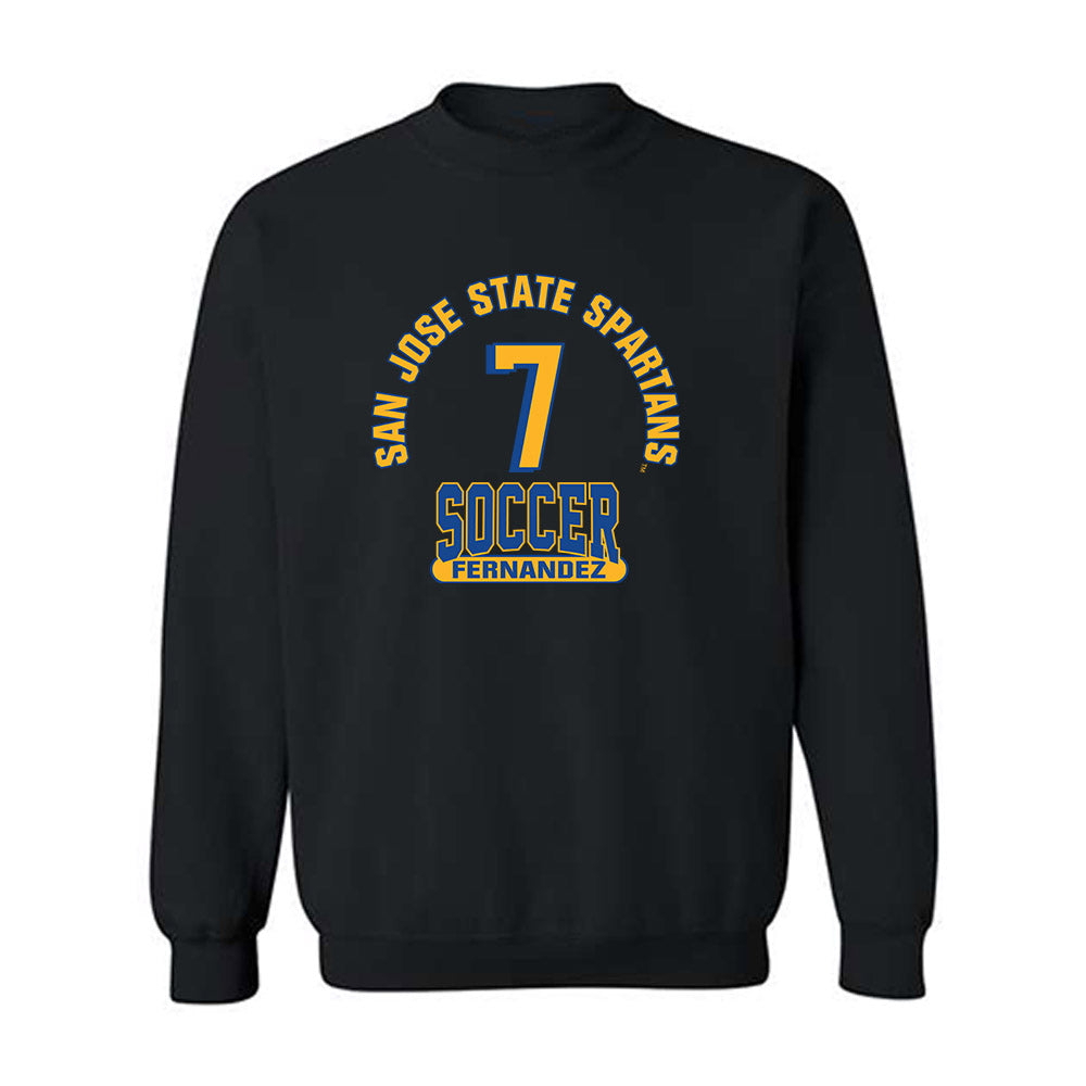 SJSU - NCAA Men's Soccer : Angel Fernandez - Classic Fashion Shersey Crewneck Sweatshirt-0