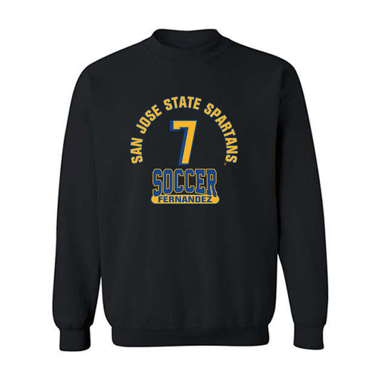 SJSU - NCAA Men's Soccer : Angel Fernandez - Classic Fashion Shersey Crewneck Sweatshirt-0