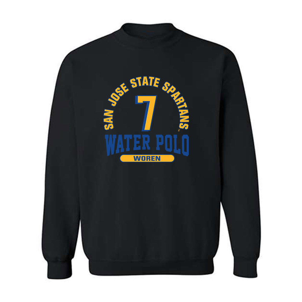 SJSU - NCAA Women's Water Polo : Sarah Woren - Classic Fashion Shersey Crewneck Sweatshirt-0