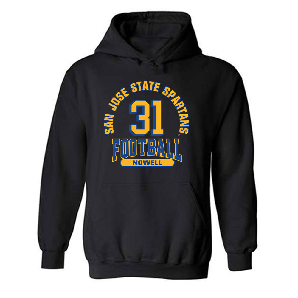 SJSU - NCAA Football : Hunter Nowell - Classic Fashion Shersey Hooded Sweatshirt-0