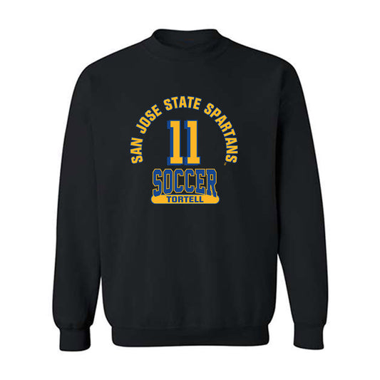 SJSU - NCAA Men's Soccer : Jordi Tortell - Classic Fashion Shersey Crewneck Sweatshirt-0