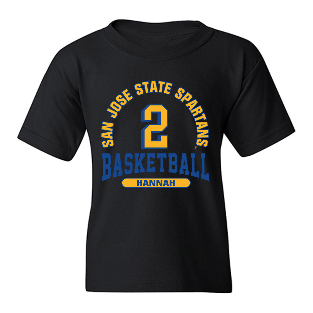 SJSU - NCAA Men's Basketball : Javaughn Hannah - Classic Fashion Shersey Youth T-Shirt-0
