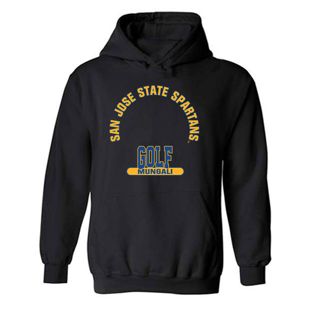SJSU - NCAA Men's Golf : KC Mungali - Classic Fashion Shersey Hooded Sweatshirt-0