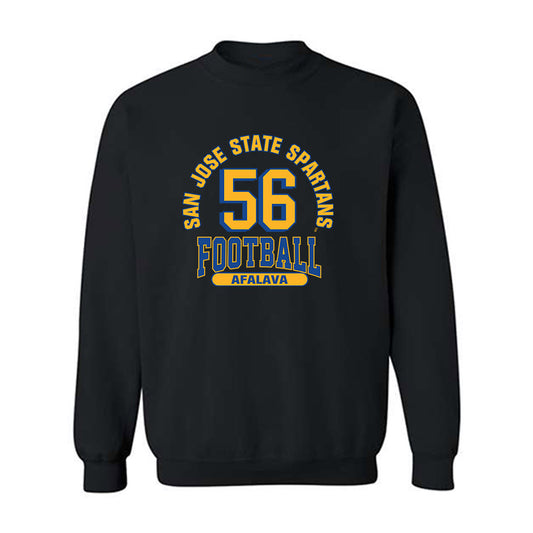 SJSU - NCAA Football : Simeon Afalava - Classic Fashion Shersey Crewneck Sweatshirt-0