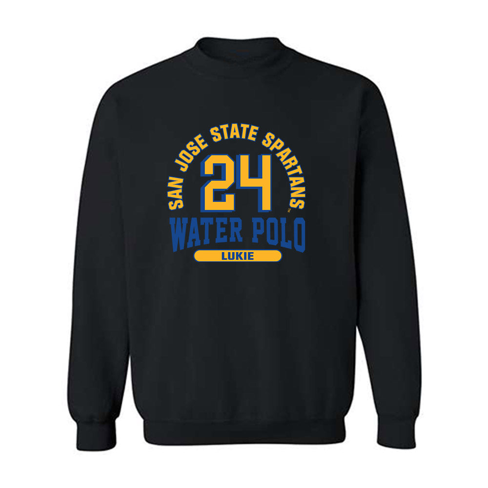 SJSU - NCAA Women's Water Polo : Amelia Lukie - Classic Fashion Shersey Crewneck Sweatshirt-0